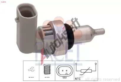 EPS (facet) Senzor teploty chladic� kapaliny EPS 7.3414, 7.3414
