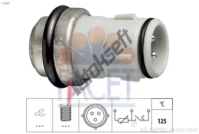EPS (facet) Senzor teploty chladic kapaliny EPS 7.3533, 7.3533