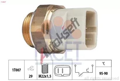 EPS (facet) Teplotn spna - vtrk chladie EPS 7.5027, 7.5027