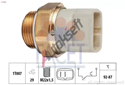 EPS (facet) Teplotn spna - vtrk chladie EPS 7.5049, 7.5049