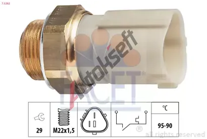 EPS (facet) Teplotn spna - vtrk chladie EPS 7.5262, 7.5262