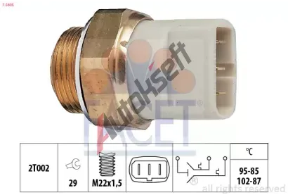 EPS (facet) Teplotn spna - vtrk chladie EPS 7.5605, 7.5605