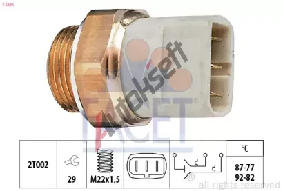 EPS (facet) Teplotn spna - vtrk chladie EPS 7.5626, 7.5626
