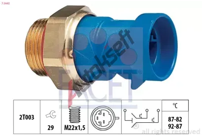 EPS (facet) Teplotn spna - vtrk chladie EPS 7.5642, 7.5642