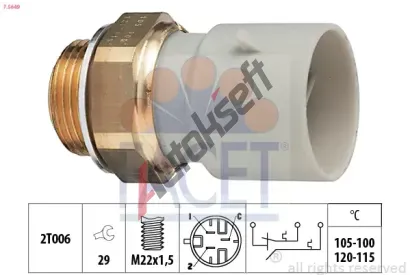 EPS (facet) Teplotn spna - vtrk chladie EPS 7.5649, 7.5649