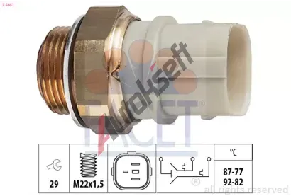 EPS (facet) Teplotn spna - vtrk chladie EPS 7.5651, 7.5651