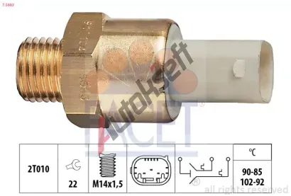 EPS (facet) Teplotn spna - vtrk chladie EPS 7.5683, 7.5683