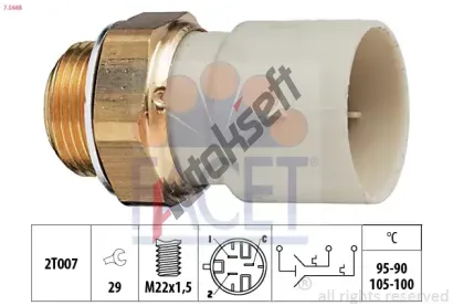 EPS (facet) Teplotn spna - vtrk chladie EPS 7.5688, 7.5688