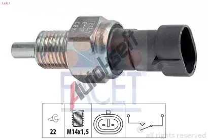 EPS (facet) Spna - svtlo zpteky EPS 7.6117, 7.6117