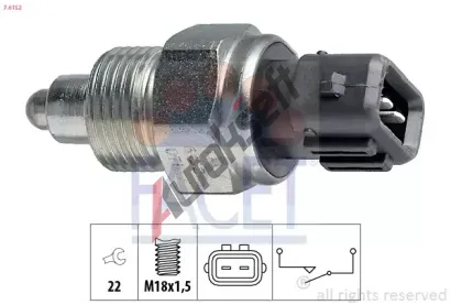 EPS (facet) Spínač - světlo zpátečky EPS 7.6152, 7.6152  EPS (facet) Spínač - světlo zpátečky EPS 7.6152, 7.6152