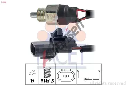 EPS (facet) Spínač - světlo zpátečky EPS 7.6202, 7.6202 EPS (facet) Spínač - světlo zpátečky EPS 7.6202, 7.6202