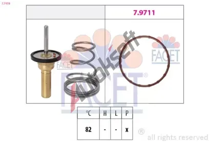 EPS (facet) Termostat chladiva Made in Italy - OE Equivalent EPS 7.7978, 7.7978