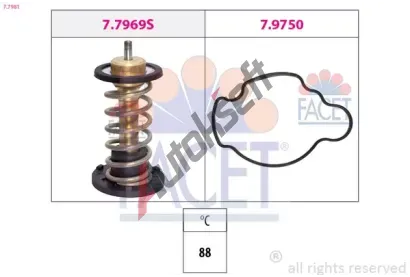 EPS (facet) Termostat chladiva EPS 7.7981, 7.7981