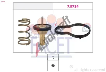EPS (facet) Termostat chladiva Made in Italy - OE Equivalent EPS 7.7990, 7.7990