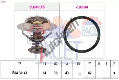 EPS (facet) Termostat - chladivo EPS 7.8417, 7.8417
