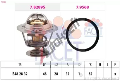 EPS (facet) Termostat - chladivo EPS 7.8466, 7.8466