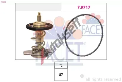 EPS (facet) Termostat chladiva Made in Italy - OE Equivalent EPS 7.8511, 7.8511