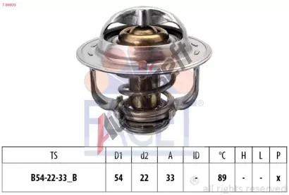 EPS (facet) Termostat chladiva EPS 7.8693S, 7.8693S