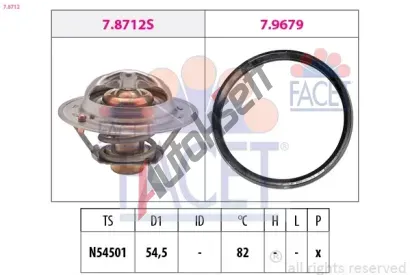 EPS (facet) Termostat - chladivo EPS 7.8712, 7.8712