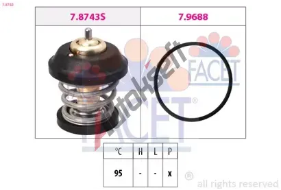 EPS (facet) Termostat - chladivo EPS 7.8743, 7.8743