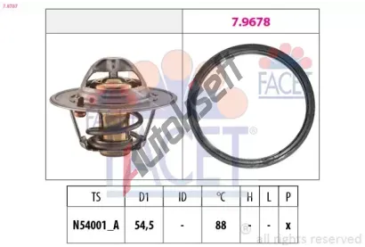 EPS (facet) Termostat - chladivo EPS 7.8787, 7.8787