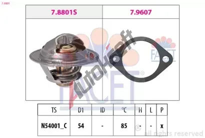 EPS (facet) Termostat - chladivo EPS 7.8801, 7.8801