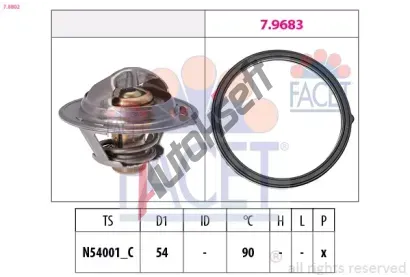 EPS (facet) Termostat chladiva EPS 7.8802, 7.8802