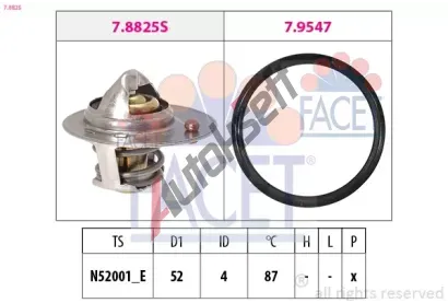 EPS (facet) Termostat chladiva EPS 7.8825, 7.8825