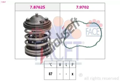 EPS (facet) Termostat chladiva EPS 7.8827, 7.8827