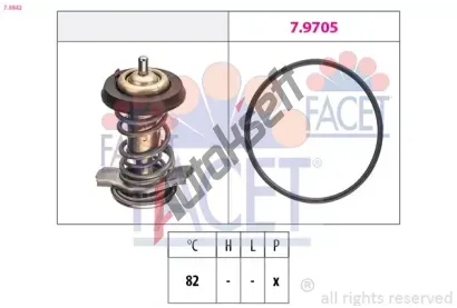EPS (facet) Termostat chladiva Made in Italy - OE Equivalent EPS 7.8842, 7.8842