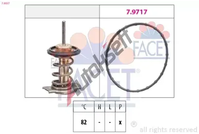 EPS (facet) Termostat chladiva Made in Italy - OE Equivalent EPS 7.8937, 7.8937
