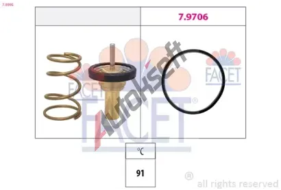 EPS (facet) Termostat chladiva Made in Italy - OE Equivalent EPS 7.8995, 7.8995