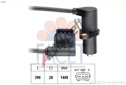 EPS (facet) Snma polohy vakovho hdele Made in Italy - OE Equivalent EPS 9.0071, 9.0071