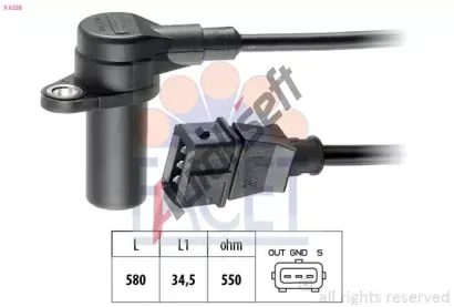 EPS (facet) Genertor impuls klikov hdel Made in Italy - OE Equivalent EPS 9.0238, 9.0238