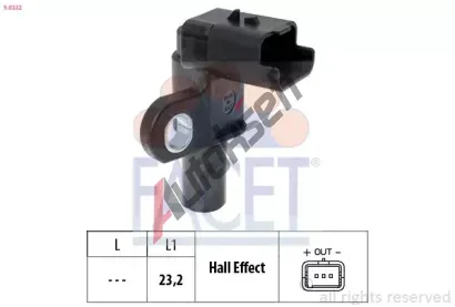 EPS (facet) Snma polohy vakovho hdele Made in Italy - OE Equivalent EPS 9.0332, 9.0332