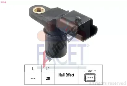 EPS (facet) Snma polohy vakovho hdele Made in Italy - OE Equivalent EPS 9.0348, 9.0348