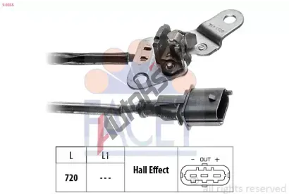 EPS (facet) Snma polohy vakovho hdele Made in Italy - OE Equivalent EPS 9.0355, 9.0355