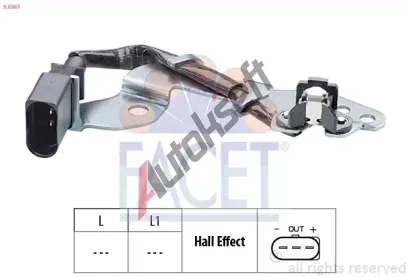 EPS (facet) Snma polohy vakovho hdele Made in Italy - OE Equivalent EPS 9.0367, 9.0367