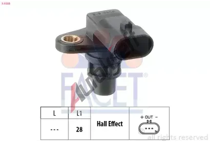 EPS (facet) Snma polohy vakovho hdele Made in Italy - OE Equivalent EPS 9.0388, 9.0388