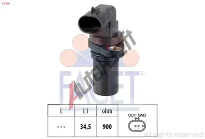 EPS (facet) Genertor impuls klikov hdel Made in Italy - OE Equivalent EPS 9.0389, 9.0389