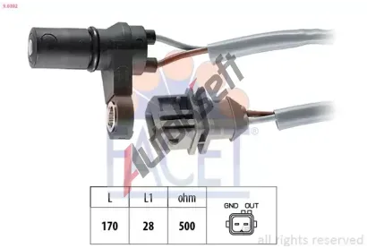 EPS (facet) Senzor otek automatick pevodovky Made in Italy - OE Equivalent EPS 9.0392, 9.0392