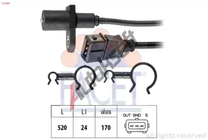 EPS (facet) Genertor impuls klikov hdel Made in Italy - OE Equivalent EPS 9.0397, 9.0397