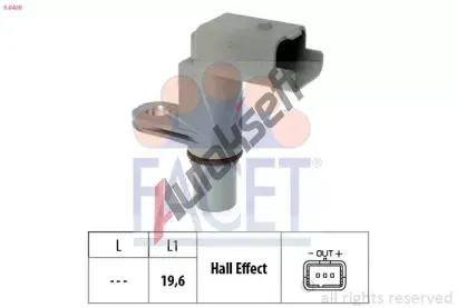 EPS (facet) Snma polohy vakovho hdele Made in Italy - OE Equivalent EPS 9.0400, 9.0400