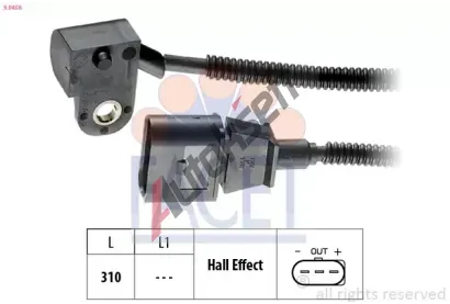 EPS (facet) Snma polohy vakovho hdele Made in Italy - OE Equivalent EPS 9.0456, 9.0456