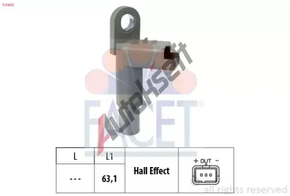 EPS (facet) Snma polohy vakovho hdele Made in Italy - OE Equivalent EPS 9.0463, 9.0463