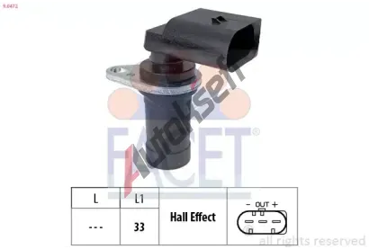 EPS (facet) Genertor impuls klikov hdel Made in Italy - OE Equivalent EPS 9.0472, 9.0472