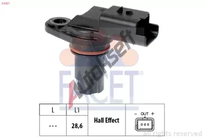EPS (facet) Snma polohy vakovho hdele Made in Italy - OE Equivalent EPS 9.0551, 9.0551