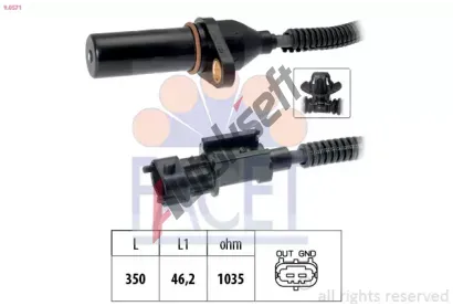 EPS (facet) Genertor impuls klikov hdel Made in Italy - OE Equivalent EPS 9.0571, 9.0571