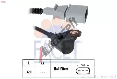 EPS (facet) Snma polohy vakovho hdele Made in Italy - OE Equivalent EPS 9.0605, 9.0605