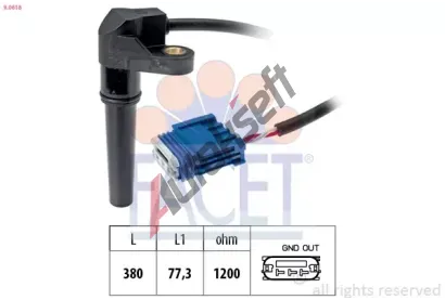 EPS (facet) Senzor otek automatick pevodovky Made in Italy - OE Equivalent EPS 9.0618, 9.0618